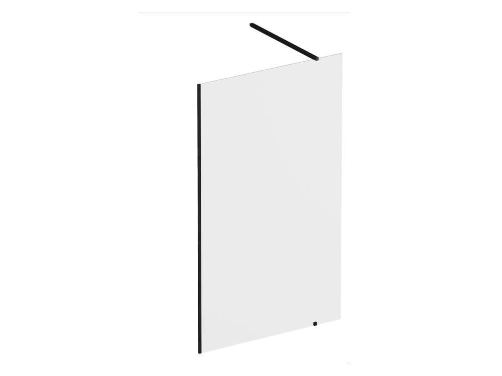 Душевая неподвижная стенка Ravak Walk-In Wall 120 черный профиль стекло transparent GW9WG030SZ1