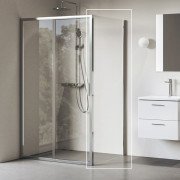 Душевая боковая стенка Ravak Blix II NBLPS 100 профиль полированный алюминий стекло transparent 9BMA0C00Z1