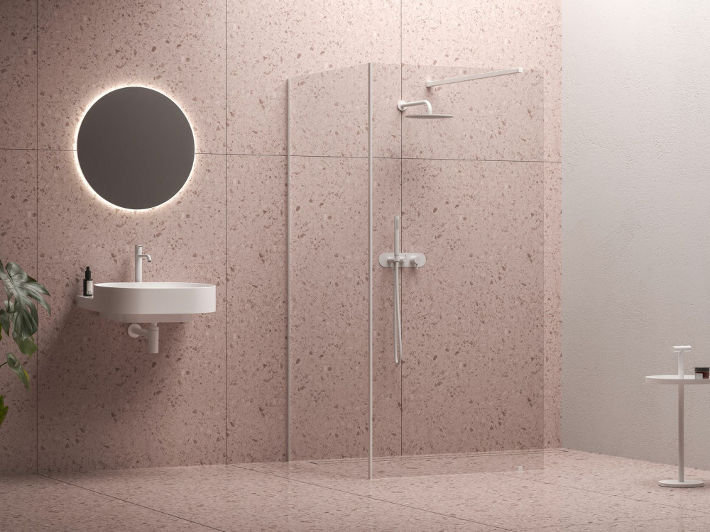 Душовий куточок Ravak Walk-In Corner 120х80 профіль білий матовий скло transparent GW1CG4E0SZ1