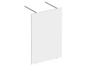 Душевая перегородка Ravak Walk-In Free 150 профиль полированный алюминий стекло transparent GW9FP0C0SZ1