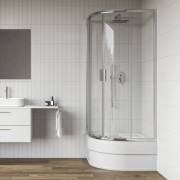 Душевой уголок Ravak Blix II NBLCP4-90 Sabina профиль полированный алюминий стекло transparent 3BM70C40Z1