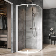 Душевой уголок Ravak Nexty NSKK3-90 профиль белый матовый стекло transparent 3O677E01Z1