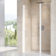 Душові двері Ravak Chrome CSD2-100 профіль білий матовий скло transparent 0QVACE00Z1