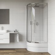 Душевой уголок Ravak Blix II NBLCP4-80 Sabina профиль полированный алюминий стекло transparent 3BM40C40Z1