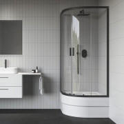 Душовий куточок Ravak Blix II NBLCP4-90 Sabina профіль чорний скло transparent 3BM70340Z1