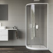 Душевой уголок Ravak Blix II NBLCP4-90 профиль белый матовый стекло transparent 3BM70E00Z1