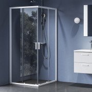 Душевой уголок Ravak Blix II NBLRV2-90 профиль белый матовый стекло transparent 1LM70E00Z1