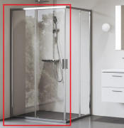 Душові двері Ravak Blix II NBLRV2K-100 розсувна профіль полірований алюміній скло transparent 1XMA0C00Z1