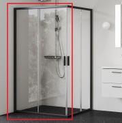 Душевая дверь Ravak Blix II NBLRV2K-120 раздвижная профиль черный стекло transparent 1XMG0300Z1