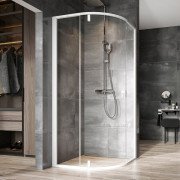 Душевой уголок Ravak Nexty NSKK3-90 профиль белый матовый стекло transparent 3O677E01Z1