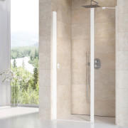 Душові двері Ravak Chrome CSD2-120 профіль білий матовий скло transparent 0QVGCE00Z1