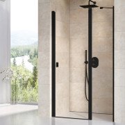 Душові двері Ravak Chrome CSD2-100 орна профіль чорний скло transparent 0QVAC300Z1
