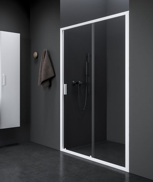 Душові двері Ravak Blix II NBLDP2-110 розсувна профіль білий матовий скло transparent 0PMD0E00Z1