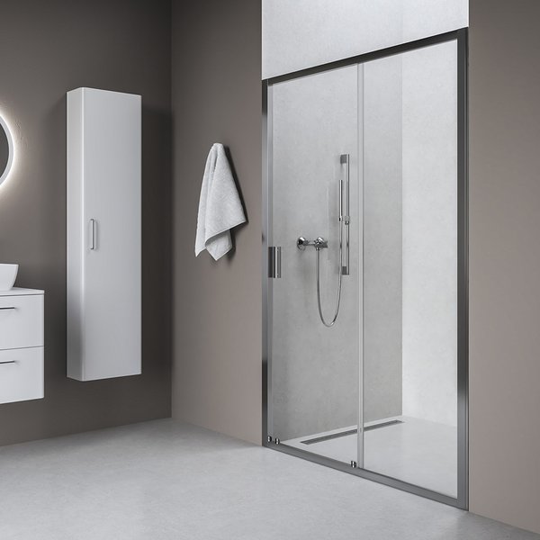 Душевая дверь Ravak Blix II NBLDP2-120 раздвижная профиль полированный алюминий стекло transparent 0PMG0C00Z1