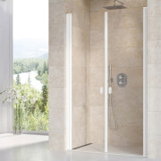 Душові двері Ravak Chrome CSDL2-110 профіль білий матовий скло transparent 0QVDCE0LZ1