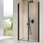 Душові двері Ravak Chrome CSDL2-120 профіль чорний скло transparent 0QVGC30LZ1