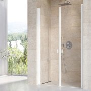 Душевая дверь Ravak Chrome CSDL2-110 распашная профиль белый матовый стекло transparent 0QVDCE0LZ1