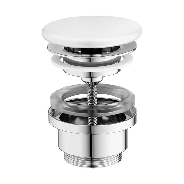 Донный клапан для раковины Ravak Flat белый X01919