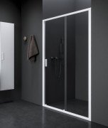 Душові двері Ravak Blix II NBLDP2-100 розсувна профіль білий матовий скло transparent 0PMA0E00Z1