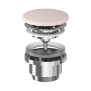 Донний клапан для раковини Ravak Flat алебастровий рожевий X03072