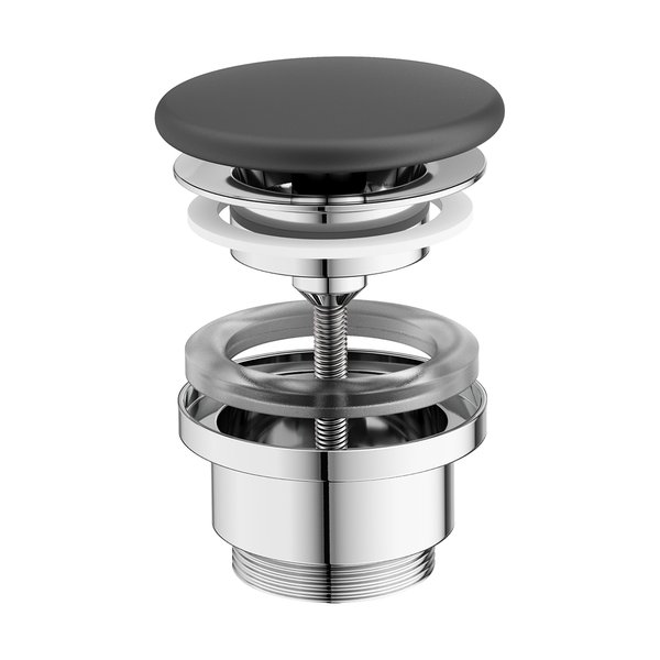 Донный клапан для раковины Ravak Flat антрацит X03068