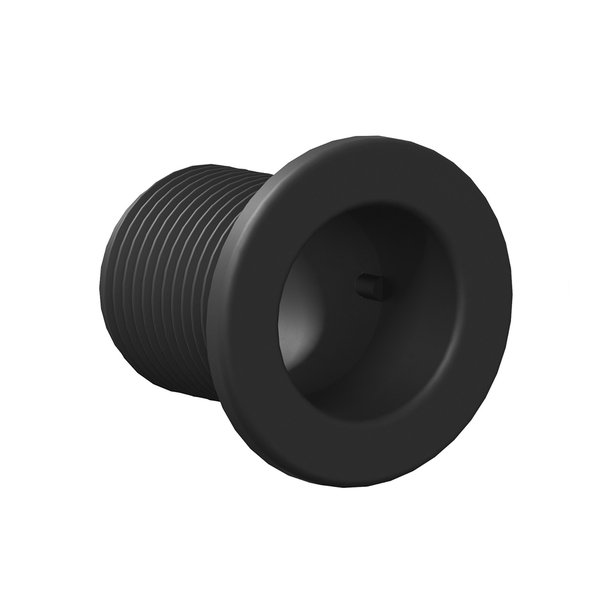 Переливна кришка для раковини Ravak пластик чорний X01808