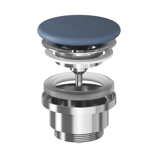 Донный клапан для раковины Ravak Flat Deepsea Blue X03069