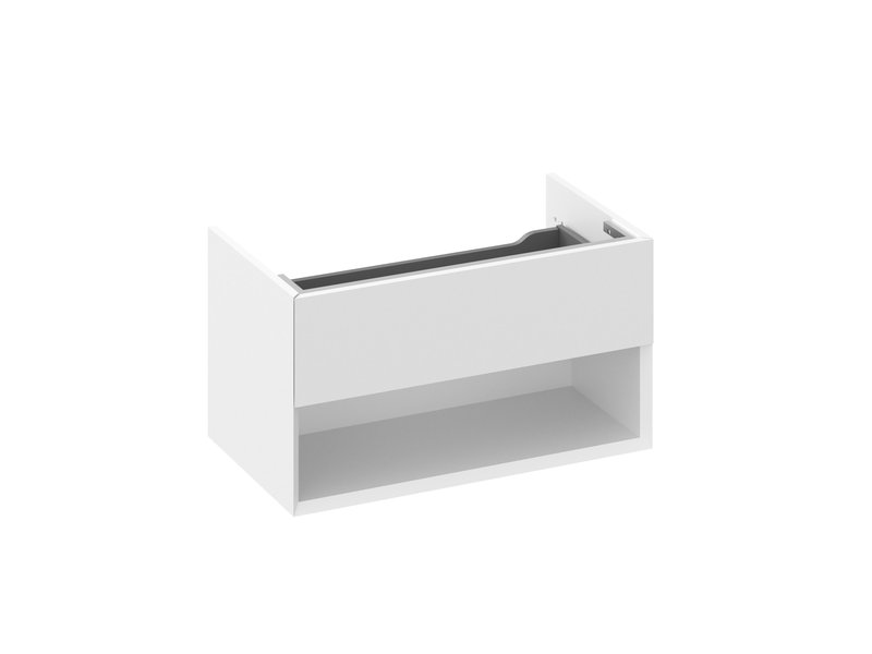 Тумба под раковину подвесная Ravak SD Lite 80 МДФ белый X000001861