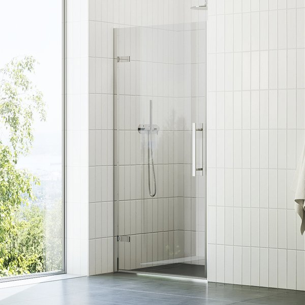 Душевая дверь Ravak Cool! COSD1-80 распашная профиль хром стекло transparent X0VV40A00Z1