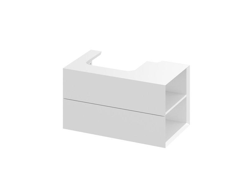 Тумба під раковину Ravak SD Lite 80 П МДФ білий X000001885