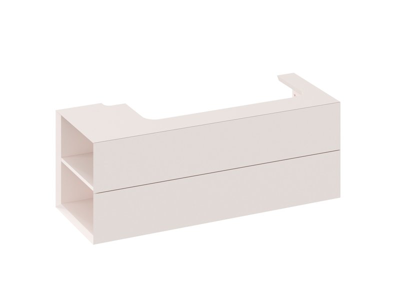 Тумба под раковину подвесная Ravak SD Lite 120 Л МДФ Alabaster Pink X000001884