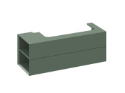 Тумба под раковину подвесная Ravak SD Lite 120 Л МДФ Grey Green X000001882