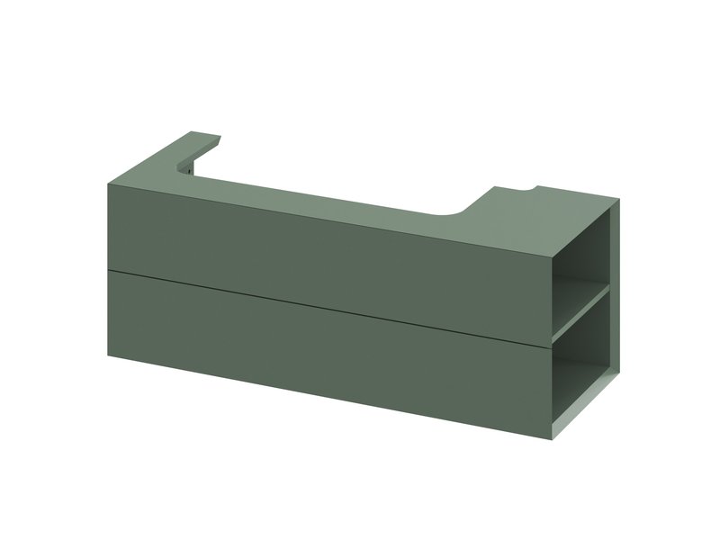 Тумба под раковину подвесная Ravak SD Lite 120 П МДФ Grey Green X000001894