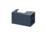 Тумба под раковину подвесная Ravak SD Lite 80 П МДФ Deepsea Blue X000001887