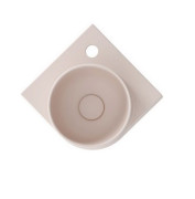 Раковина для ванной Ravak Yard 280 C 28х28 см угловая керамика Alabaster Pink XJX0G228000