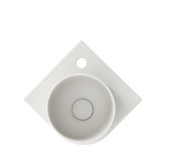 Раковина для ванної Ravak Yard 280 C 28х28 см кутова кераміка димчасто-сірий XJX0O228000