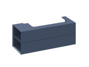 Тумба під раковину підвісна Ravak SD Lite 120 Л МДФ Deepsea Blue X000001881