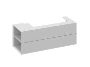 Тумба под раковину подвесная Ravak SD Lite 120 Л МДФ дымчато-серый X000001883