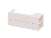 Тумба под раковину подвесная Ravak SD Lite 120 П МДФ Alabaster Pink X000001896