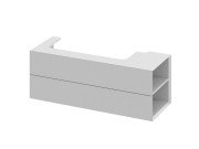 Тумба под раковину подвесная Ravak SD Lite 120 П МДФ дымчато-серый X000001895