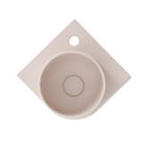 Раковина для ванної кімнати Ravak Yard 280 C 28х28 см кутова кераміка Alabaster Pink XJX0G228000