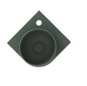 Раковина для ванної кімнати Ravak Yard 280 C 28х28 см кутова кераміка Grey Green XJX08228000