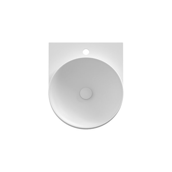 Раковина для ванної кімнати Ravak Yard 400 40,5х50 см кераміка білий матовий XJX0E240001