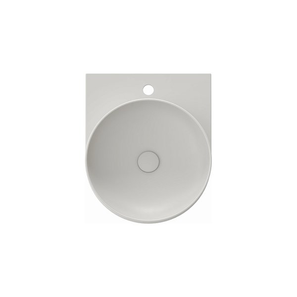 Раковина для ванної Ravak Yard 400 40,5х50 см кераміка димчасто-сірий XJX0O240000