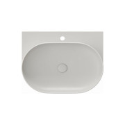 Раковина для ванної Ravak Yard 600 60,5х50 см кераміка димчасто-сірий XJX0O260000