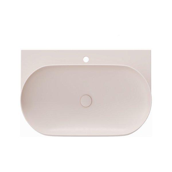 Раковина для ванной Ravak Yard 800 80,5х50 см керамика Alabaster Pink  XJX0G280000