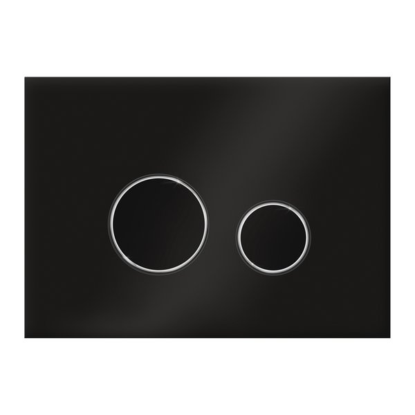 Кнопка змиву для унітазу Ravak Circle пластик чорний GPX2240111
