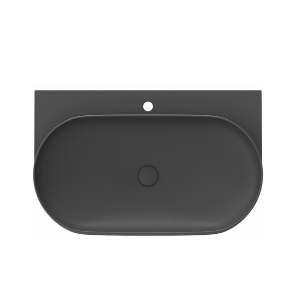 Раковина для ванної Ravak Yard 800 80,5х50 см кераміка антрацит XJX03280002