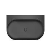 Раковина для ванної кімнати Ravak Yard 800 80,5х50 см кераміка чорний матовий XJX0D080000