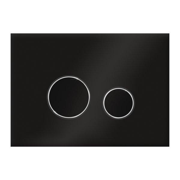 Кнопка смыва для унитаза Ravak Circle пластик черный GPX2240111